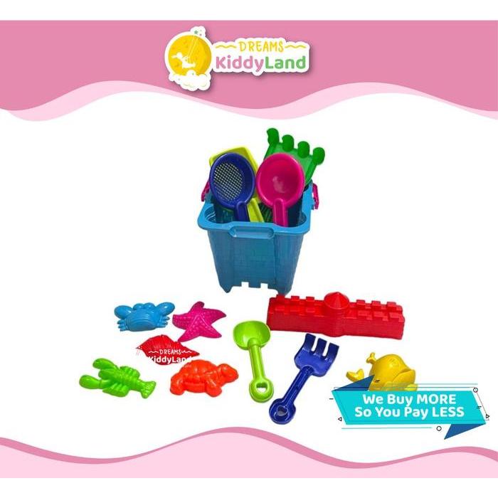Mainan Anak Truk Pasir / Sand Castle / Cetakan Pasir Bucket Skop Terlaris