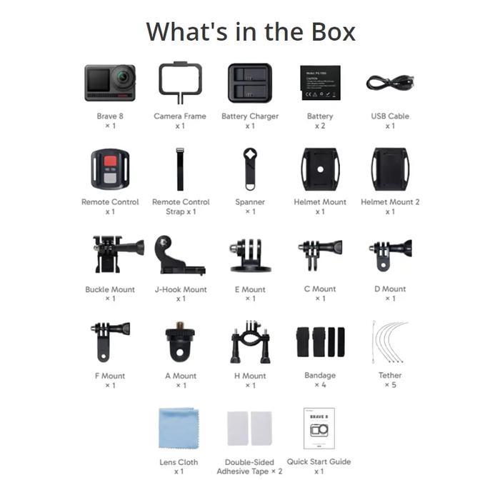 Akaso Brave 8 New Version 4K Action Cam Akaso Brave8 Action Camera Garansi Resmi