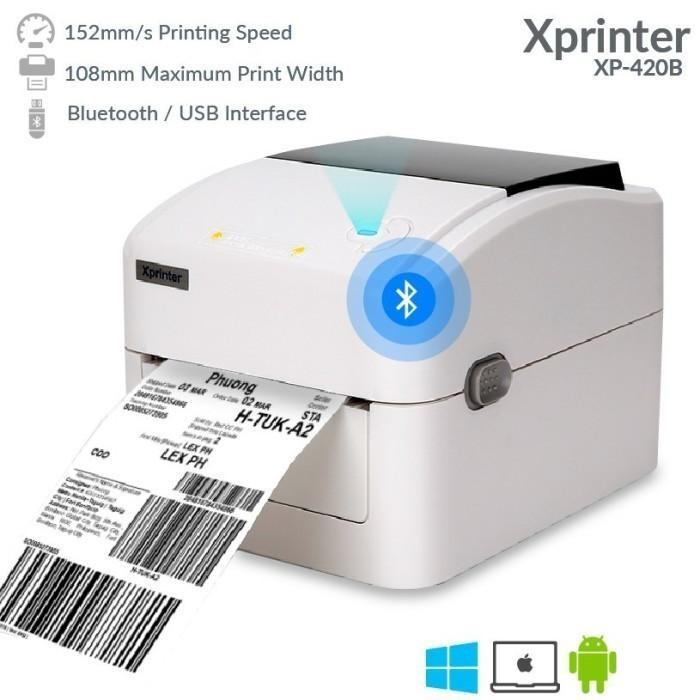 PRINTER BARCODE - LABEL PRINTER XPRINTER XP-420B - printer online