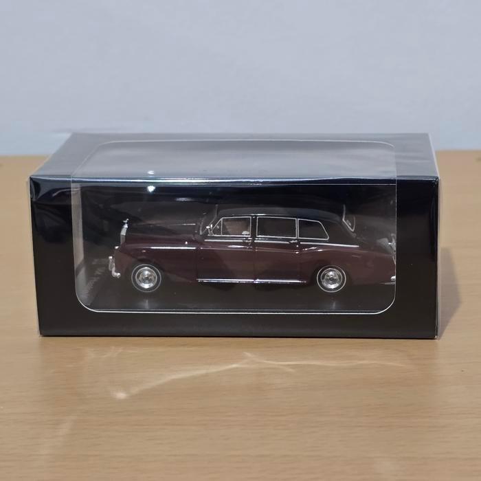 NEW DCM ROLLS ROYCE PHANTOM VI BLACK RED DIECAST KOLEKSI MOBIL MAINAN MINI SCALE 1/64 DENGAN KOTAK