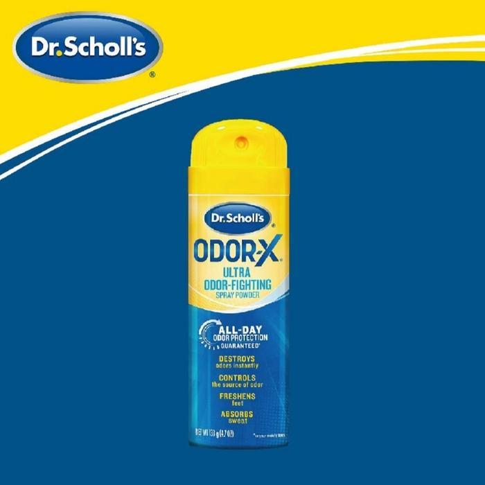 Promo Dr.Scholl'S Odorx Ultra Odor Fighting Spray Powder For Foot Spray Kaki
