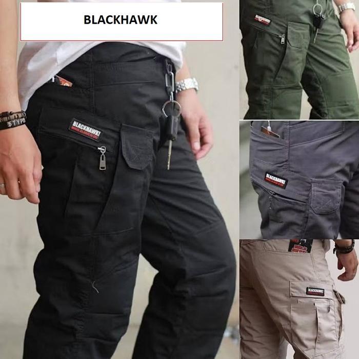 Premium Blackhawk Panjang Pria Tactical Cargo Original