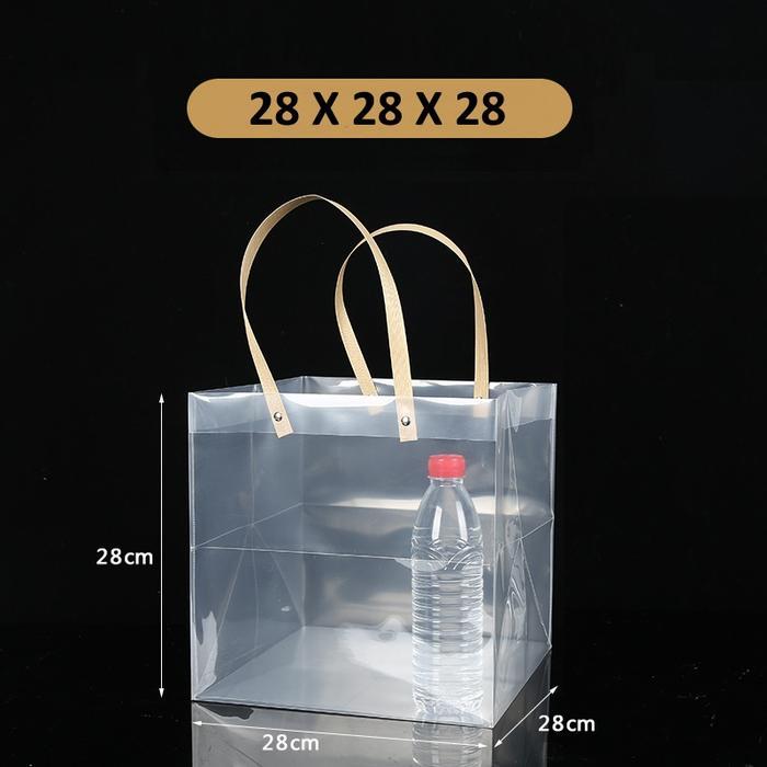 Tas Mika Polos Pp Doff Goodie Bag Tas Bingkisan Tas Hampers Tas Tenteng Pp Doff Transparant Model