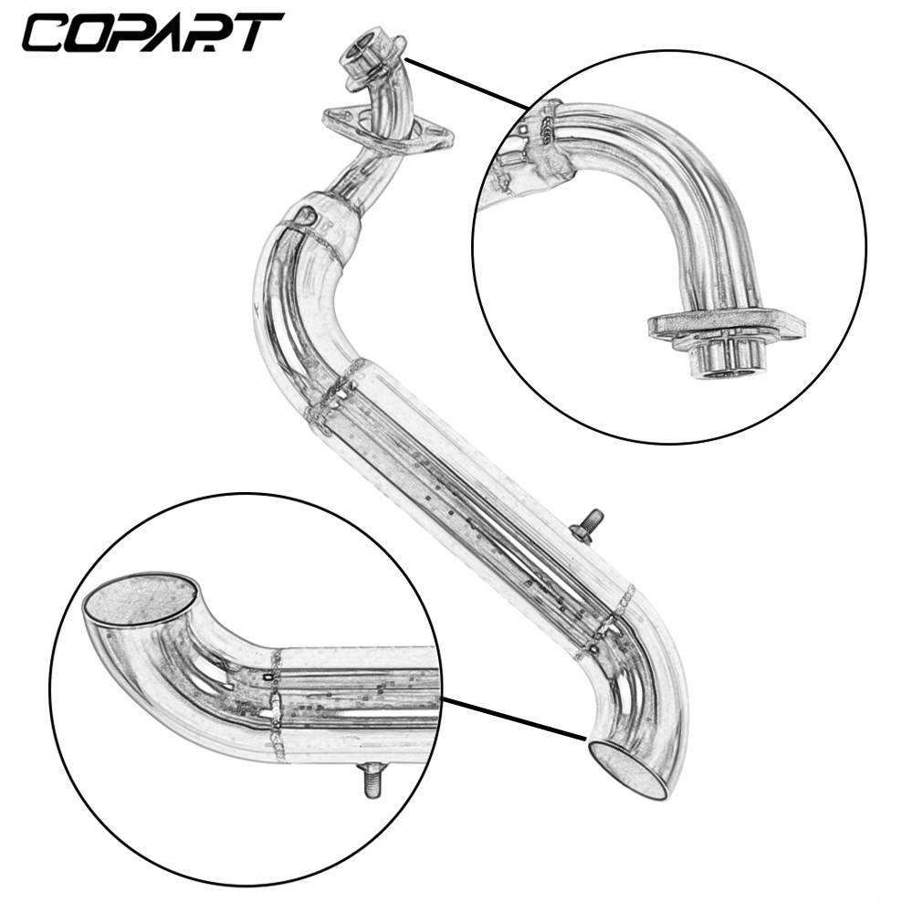 FOR YAMAHA VIRAGO 250 XV125 XV 125 XV250 XV 250 MOTORCYCLE EXHAUST PIPE MUFFLER FULL EXHAUST DRAG