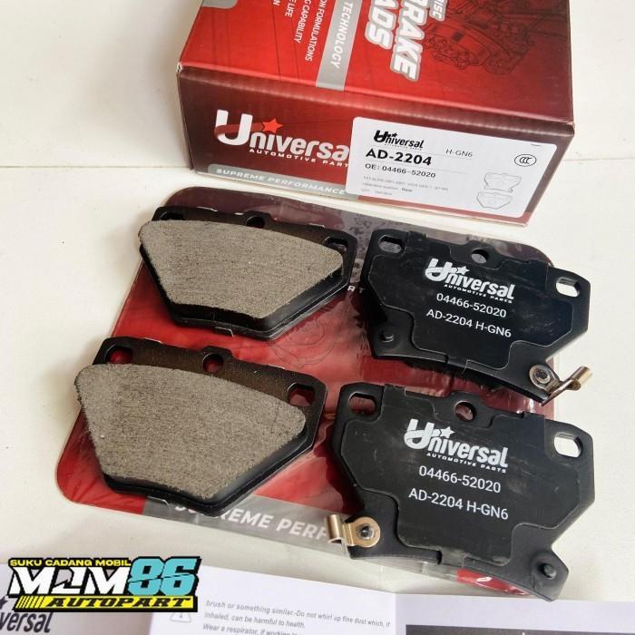 Brake Pad Rear Kampas Rem Belakang Toyota 04466-52020 Altis 2001-2007 Vios Limo Gen 1 Import High