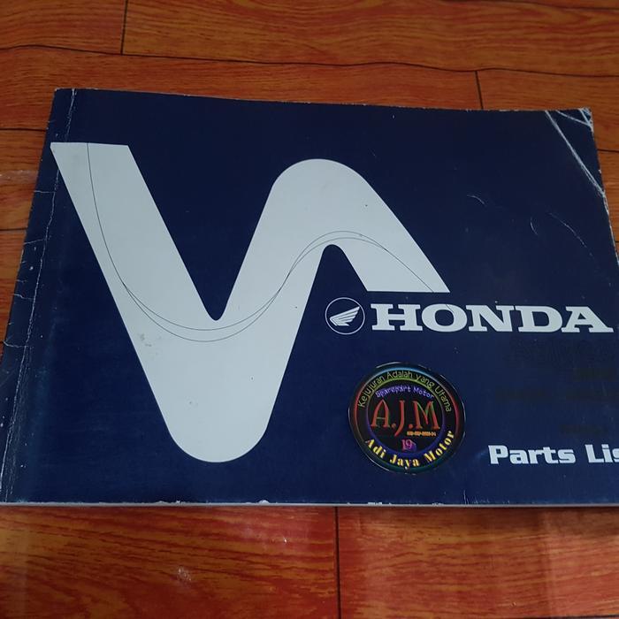 Buku Part Katalog Catalog Copian Honda Astrea 800