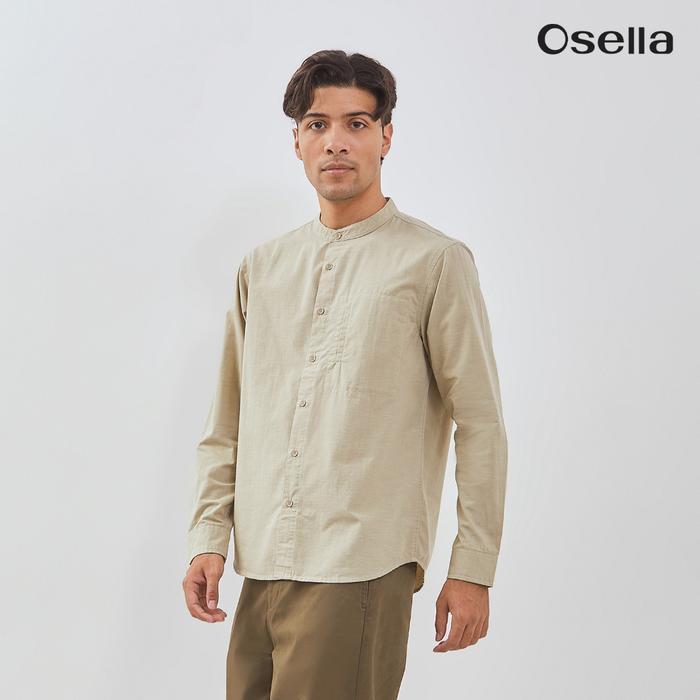 Osella Rayyan Long Sleeve Koko Shirt With Vertical Pocket 203T6601 | Kemeja Koko Raya Lengan Panjang