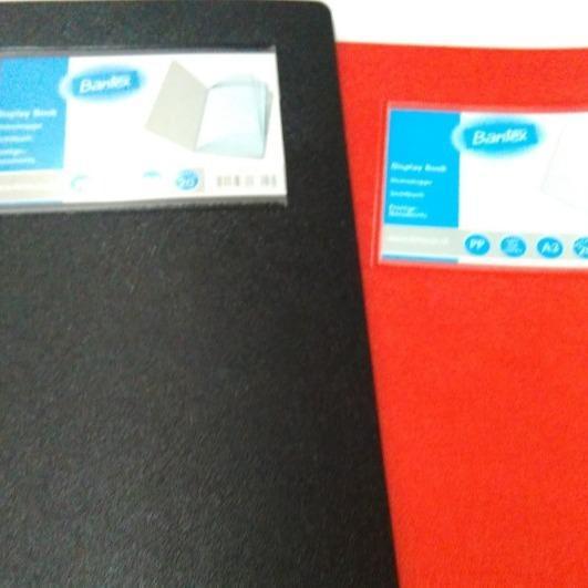 BANTEX DISPLAY BOOK A3 PORTRAIT / CLEAR HOLDER A3