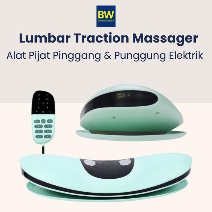 Lumbar Traction Device Massager Alat Pijat Terapi Nyeri Pinggang Saraf