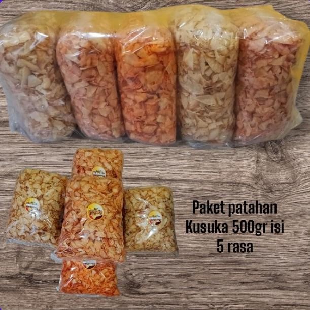 

PAKET PATAHAN KRIPIK SINGKONG 500GR ISI 5 RASA