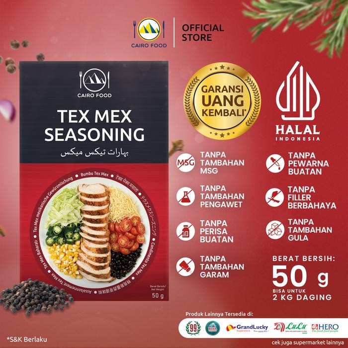 

Stok Baru Bumbu Tex Mex - Cairo Food