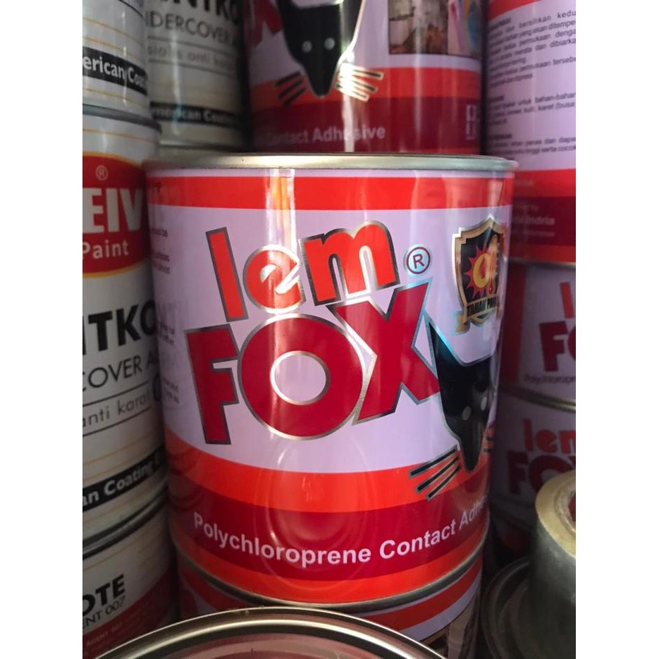 

LEM FOX KUNING SERBAGUNA KALENG 1 KG ATAU NETTO 600 GRAM