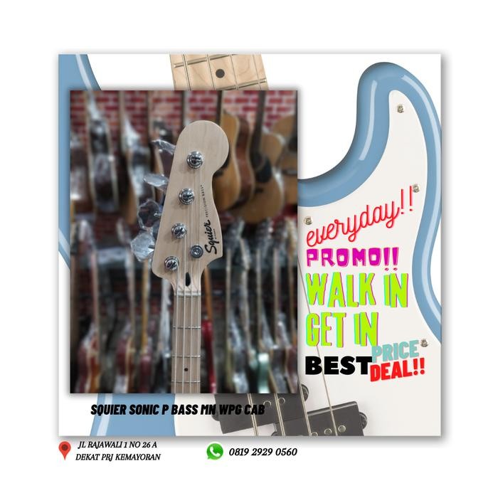 BASS SQUIER SONIC PRECISION CALIFORNIA BLUE BMJ