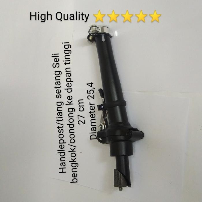 Ready handlepost stem tiang Seli leher sepeda lipat bengkok ukuran 16&20 Terlaris