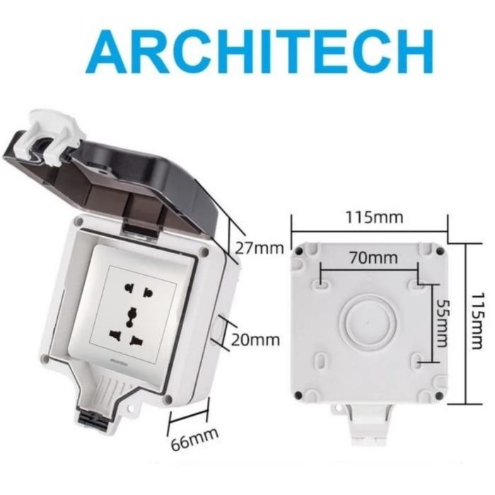 Broco Electric - Cover Stop Kontak Outbow Ip66