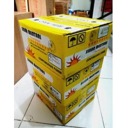 

4 Ply Wartel Kertas Continuous Form Sinar Mentari 9 1/2X11