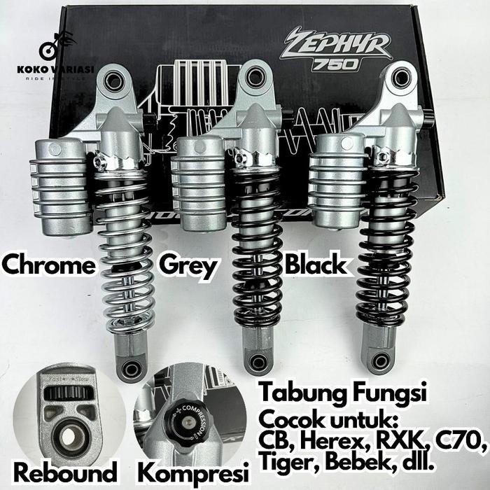 Shock Zephyr 750 Shockbreaker Zephyr Granat UK 32 Skok Zephyr Double Klik Rebound Double Click
