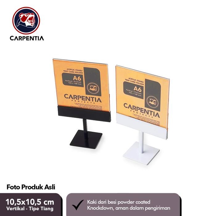 

Carpentia Stand Akrilik Besi / Tiang Persegi 10,5x10,5 cm / Nomor Meja