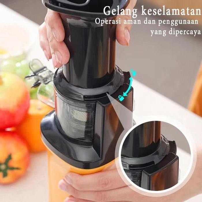 Pembuat Jus Portabel Pembuat Jus Buah Dan Sayuran Kecil 400Ml Pembuat Jus Elektrik Mini 120W Blender