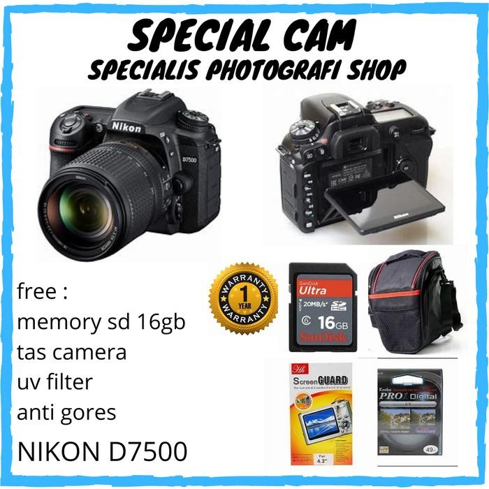 CAMERA NIKON D7500 KIT 18-140MM / NIKON D7500 KIT 18-140MM / D7500 Shopeseler