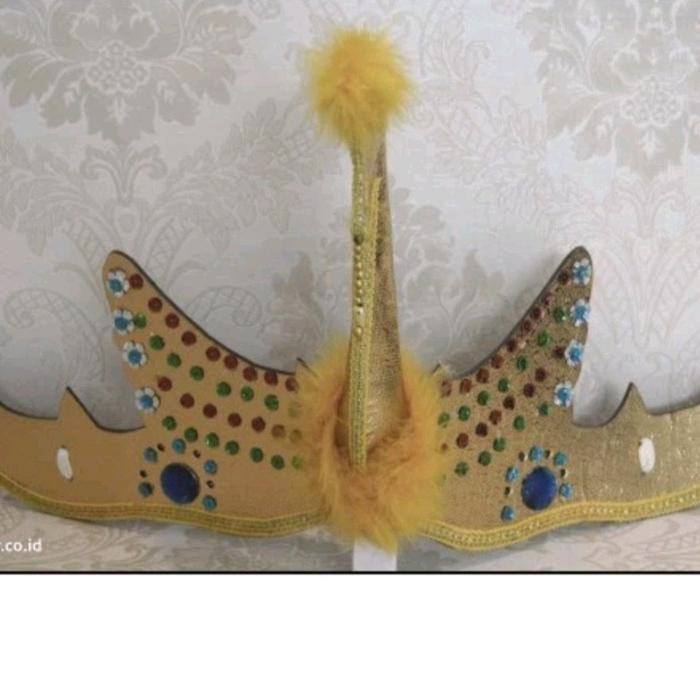 ASLI mahkota tari merak manuk dadali kepala burung mahkota bulu READY STOCK