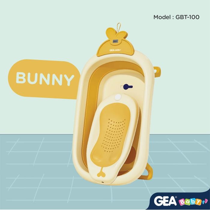 Gea Baby Collapsible Bathub - Bak Mandi Anak Bayi / Tempat Mandi Anak / Bak Mandi Lipat / Bak Mandi