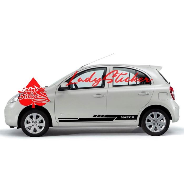 sticker mobil march cutting sticker mobil nissan march