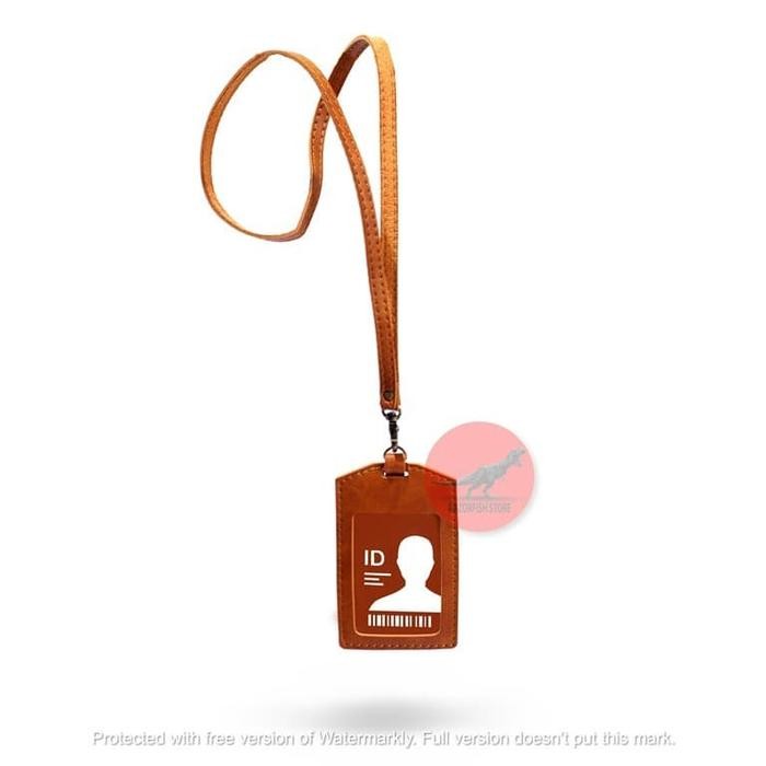 

BRG BARU NAME TAG ID CARD HOLDER PATUK SOUVENIR HOLDER KULIT PU LEATHER