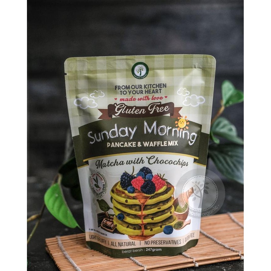 

Pilihan- Gluten Free Sunday Morning Pancake Waffle Mix - Matcha Chocochips 247G
