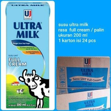 

Pilihan- Susu Ultra Full Cream 200 Ml 24 Pcs
