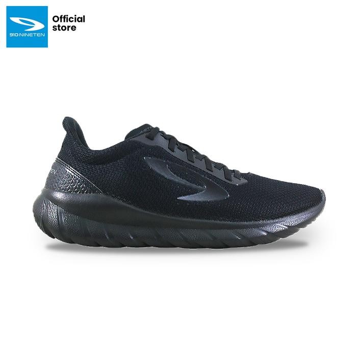 910 Nineten Yasha sepatu lari - Hitam