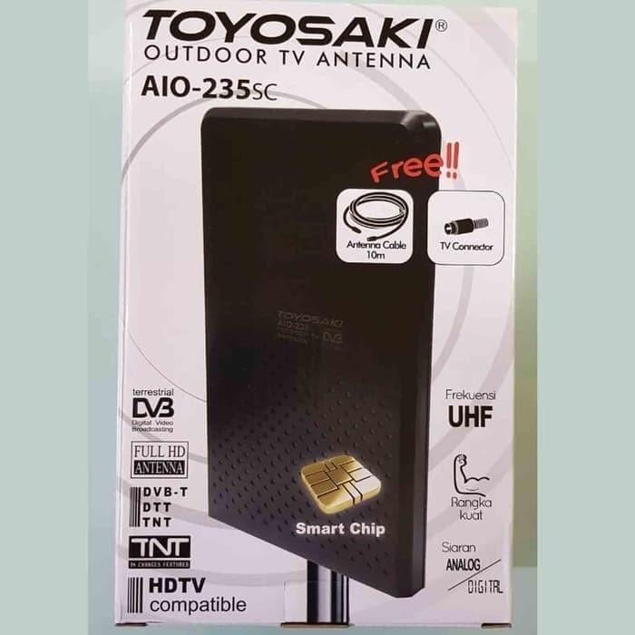 Antena Set Top Box Antena Tv Digital Toyosaki Aio 235-Sc