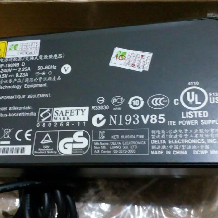 Dijual adapter adaptor charger gigabyte aero 15