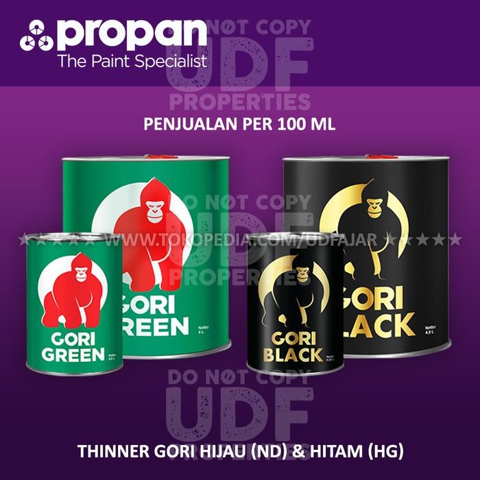 Terbaik Propan - Gori - Thinner Nd / Hg 100% Ori