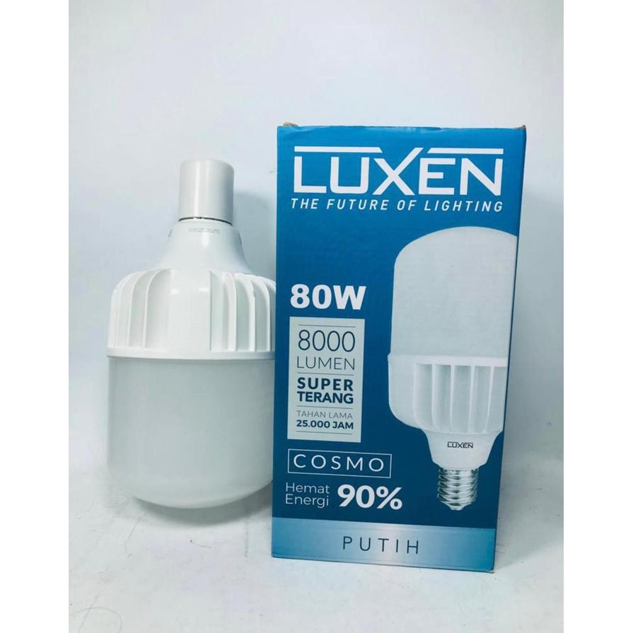 Terbaik Luxen Lampu Led Bulb 80W E40 Lampu Led Luxen 80 Watt 100% Ori