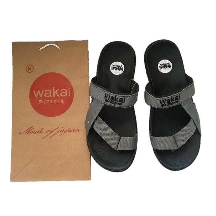 Caniver - Sandal Pria Jepit Gunung + Sendal Wakai + Bahan Tali Sole Tpr Original