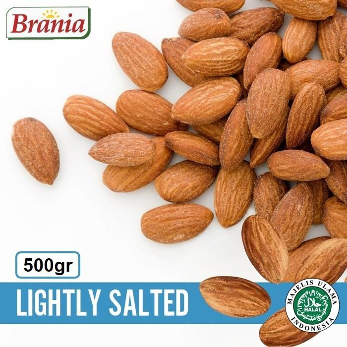 

New Kacang Almond Panggang Rasa Asin Ringan 500gr/ Roasted Almond Salted