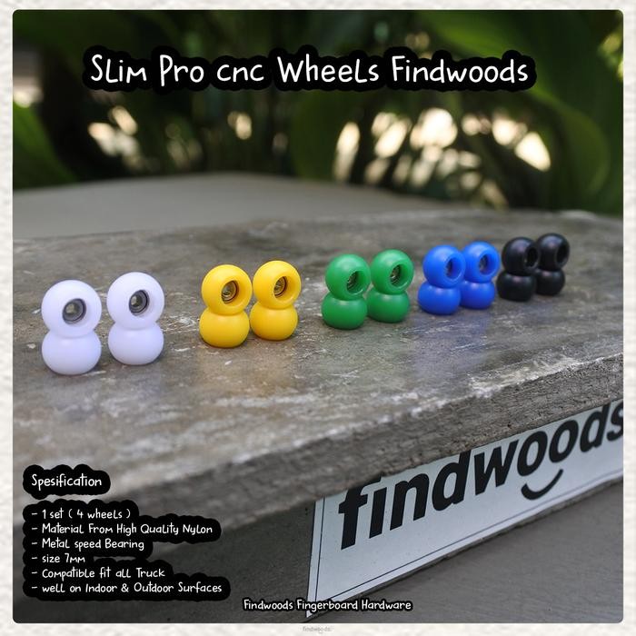 Pilihan- Wheels Roda Cnc Slim Fingerboard Pro Findwoods
