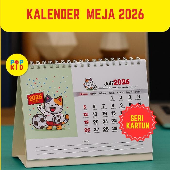 

OJ PROMO KALENDER MEJA 2026 SERI KARTUN AESTHETIC - BEST SELLER