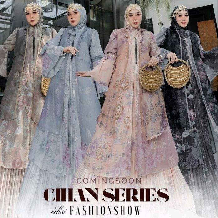 Pilihan- Gamis Cihan Dan Zoya Series Alzhea Set Outer Muslim