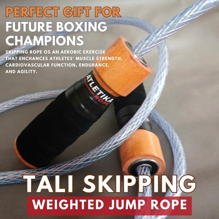 Pilihan- Tali Skipping Berat Jump Rope Selang Efektif Menurunkan Berat Badan