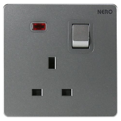TERBARU NERO SAKLAR STOP KONTAK AC CASA X21311VD-GR SWITCH SOCKET TERMURAH