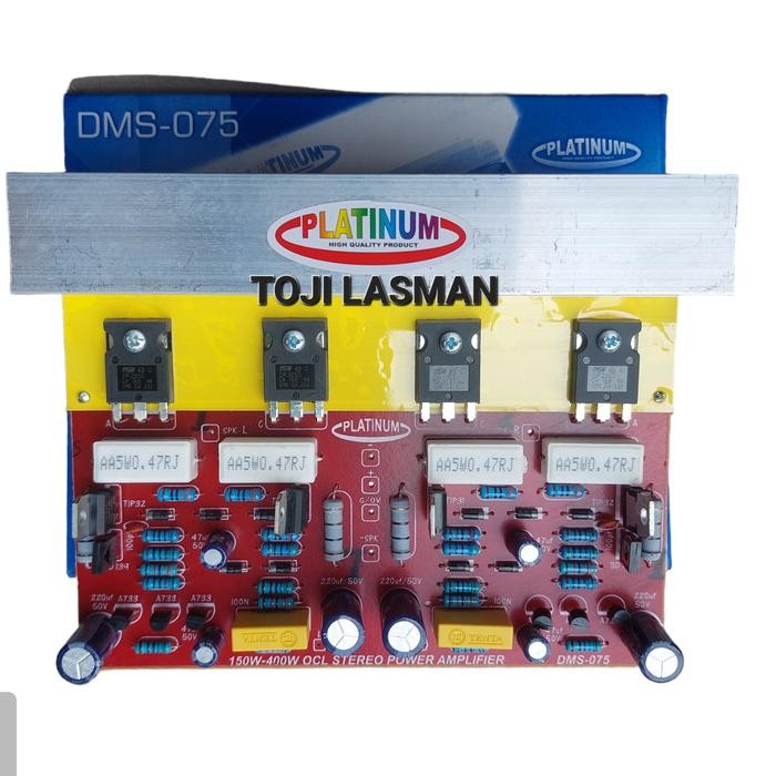 Pilihan- Dms 075 + Transistor Final Pcb Kit Power Ocl 150W 150Watt Stereo Sanken Hanaya Monstar