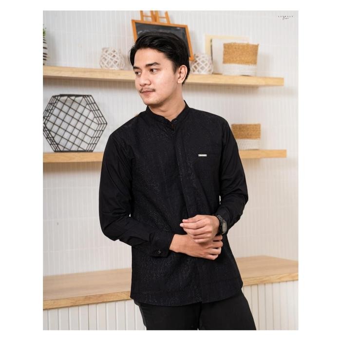Pilihan- Havar Syamil Kemeja Koko Muslim Premium Slimfit Lengan Panjang
