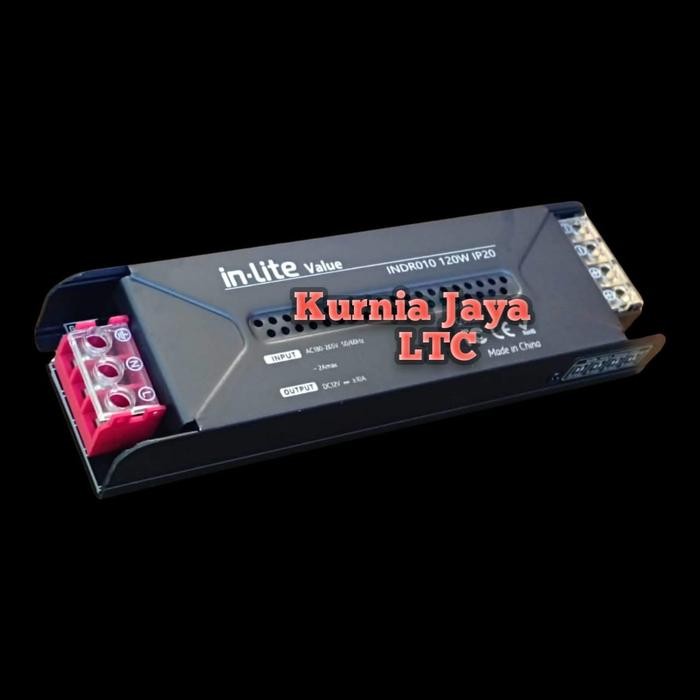 Terhemat Inlite Trafo 120W Adaptor Power Supply Led Strip Indr010 12V Terlariss 