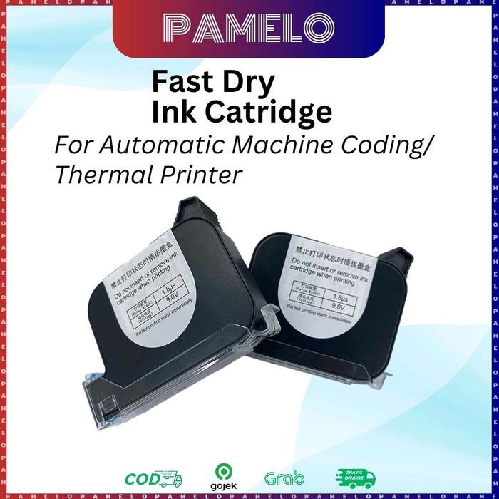 

Tinta Untuk Mesin Coding Otomatis// Thermal Printer Catridge Ink Solvent