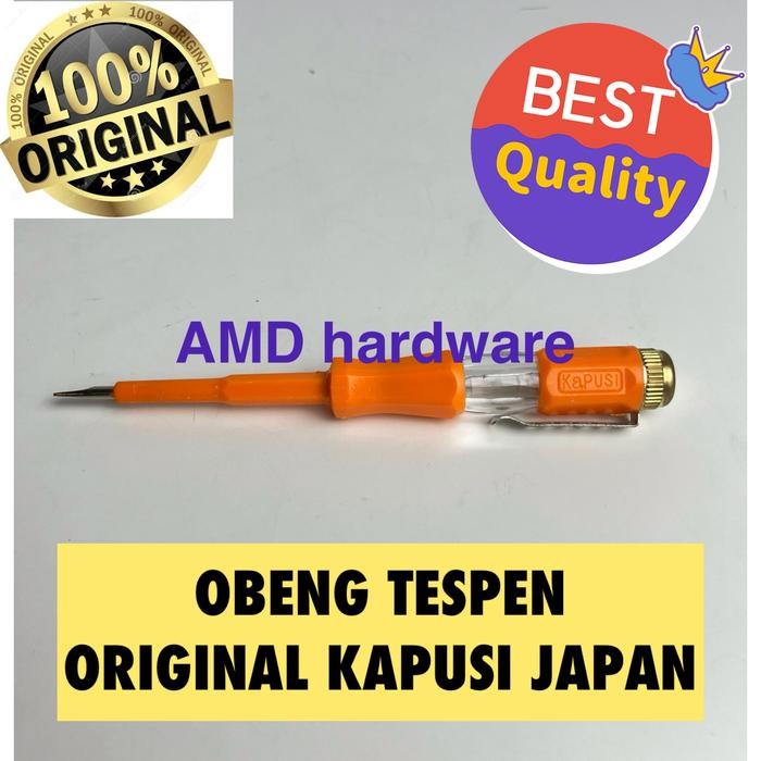 OBENG TESPEN LISTRIK MERK ERG GERMANY ORIGINAL SCREWDRIVER TEST PEN