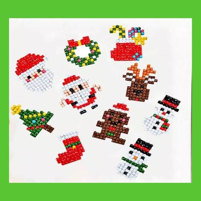 

Diy Diamond Painting Stickers - Christmas Series 4