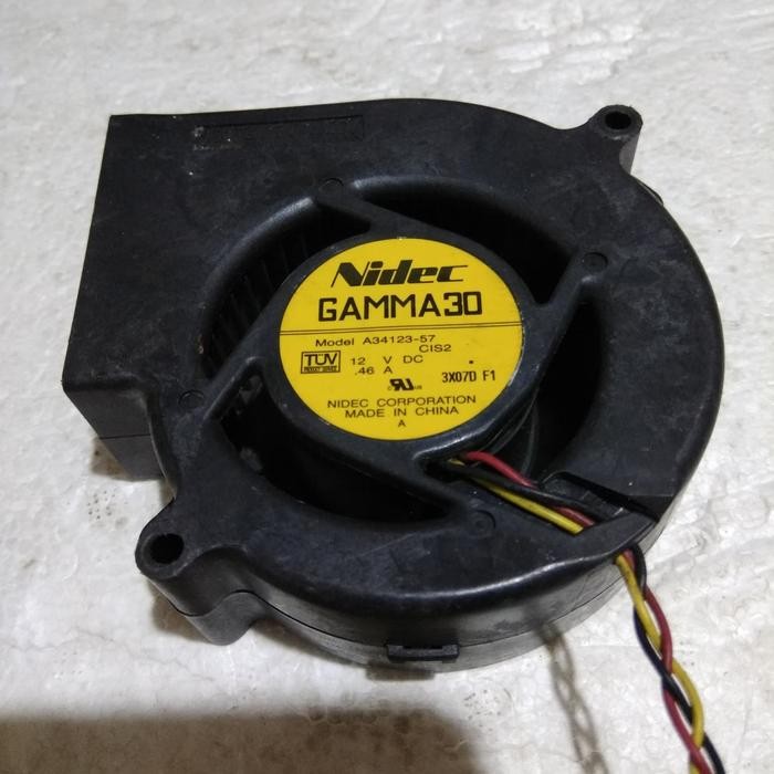 Kipas blower keong Nidec 9cm 12V 0.46A