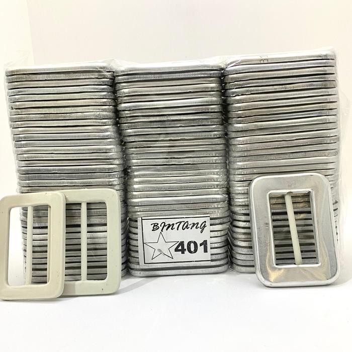 Master Tailor - Gesper Bungkus Plastik / Gesper Paskibra / Ring Gesper / Plastik / Ukuran 401 (5 Cm)